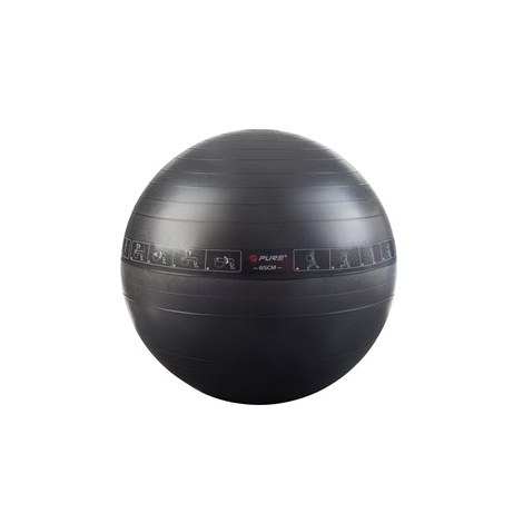 Pure2Improve | Exercise ball | Black | 65 cm diameter